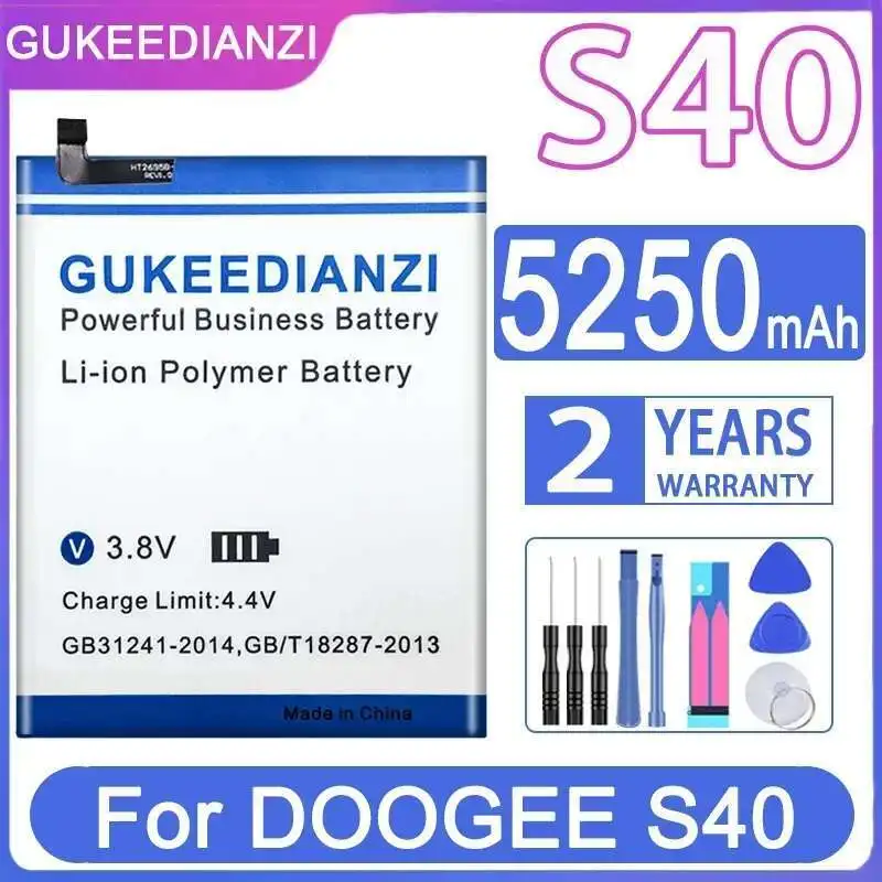 

For Doogee S40 5250Mah Mobile Phone Battery Premium Replacement