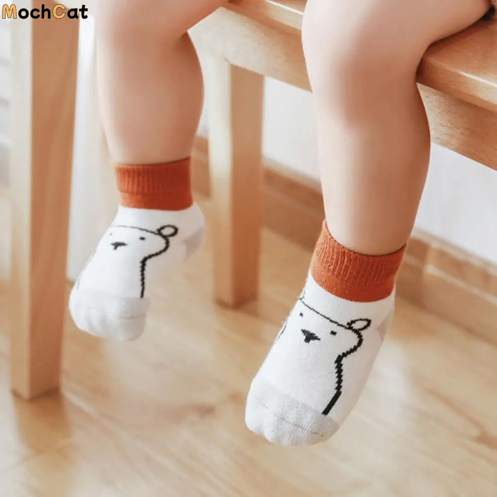 

Adorable Toddler Costumes Anti Slip Newborn Baby Girls Cartoon Clothing Accessories Cotton Hosiery Baby Socks