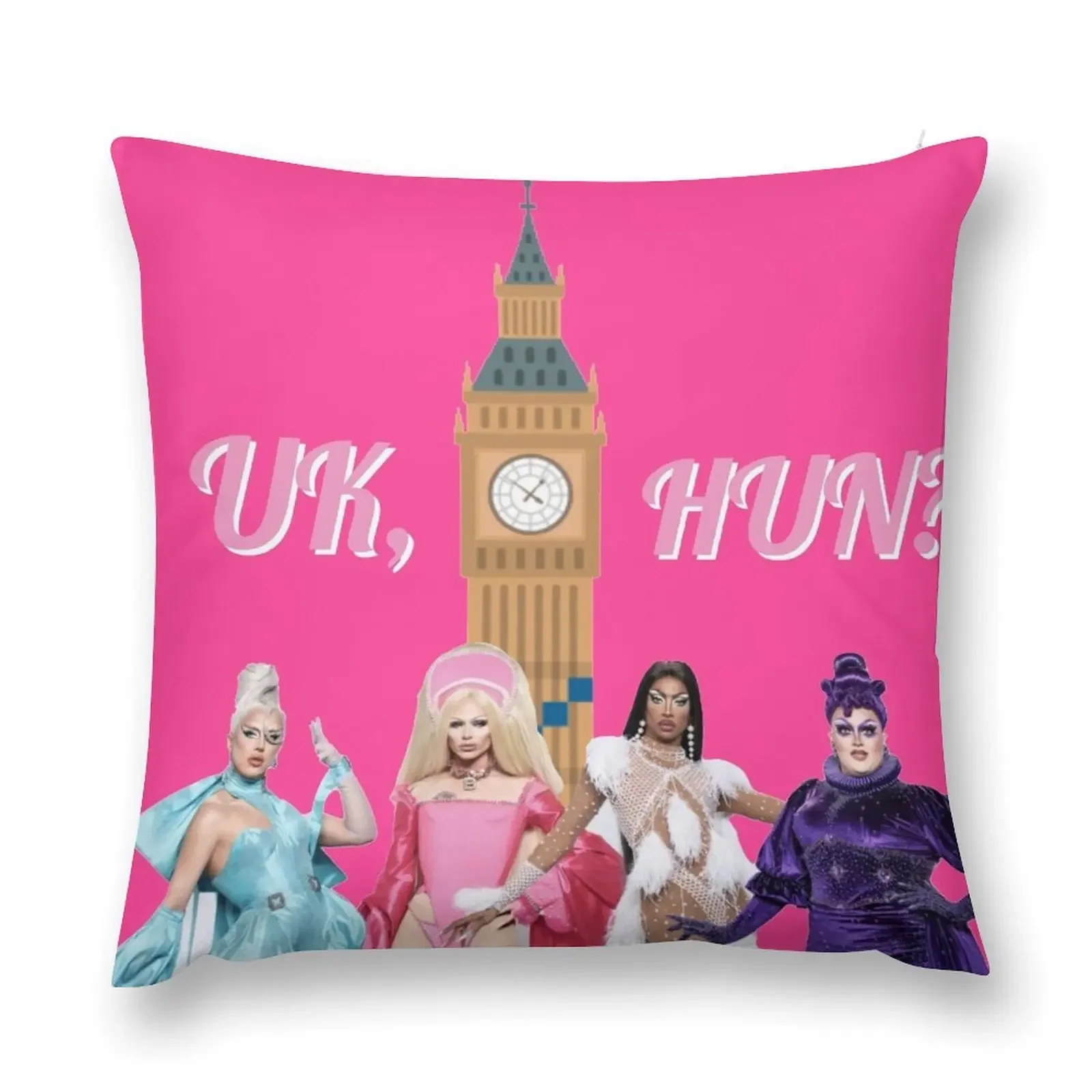 Uk, Hun RuPauls Drag Race UK United Kingdolls Throw Pillow Pillowcases Bed Cushions Decorative Pillow Covers For Sofa pillow