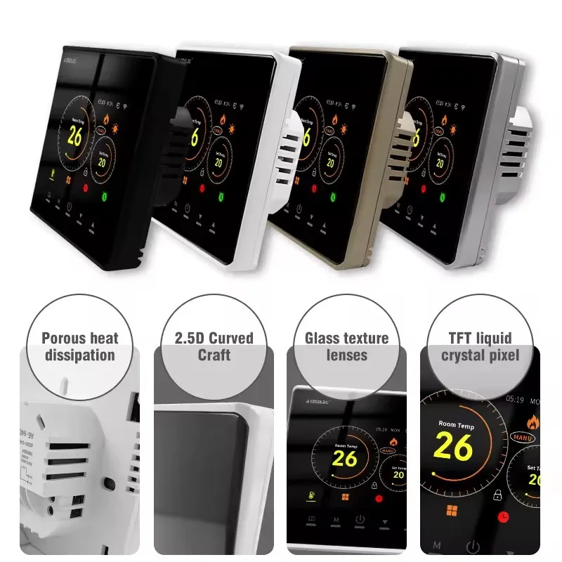 Tuya Smart Floor Heating Wifi Thermostat For Boiler Room Temperature Remote Controller Google Home\\Aleax
