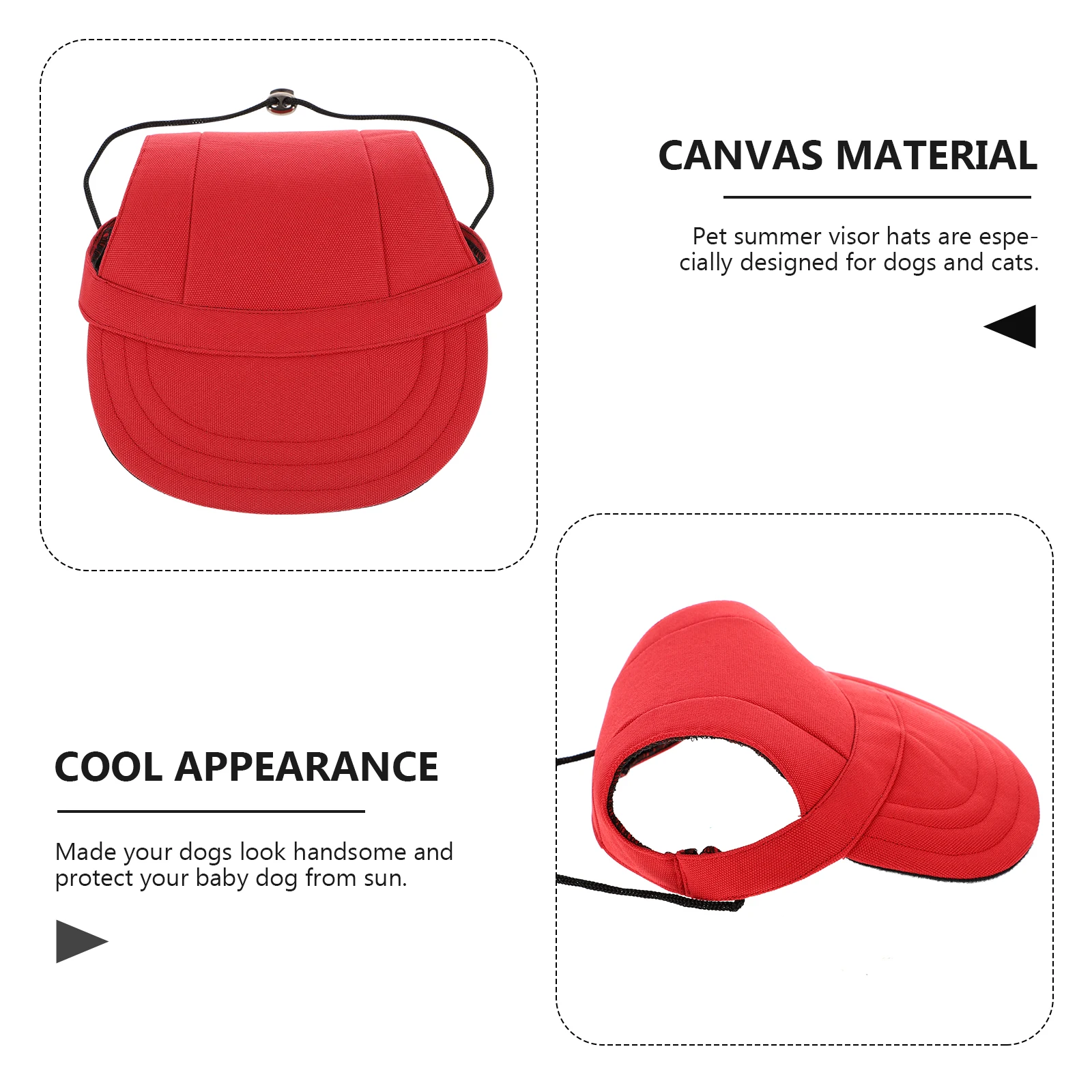 

Dog Sunglasses Small Breed Pet Cap Has Visor for Dogs The Hat Sunbonnet Pets Baseball