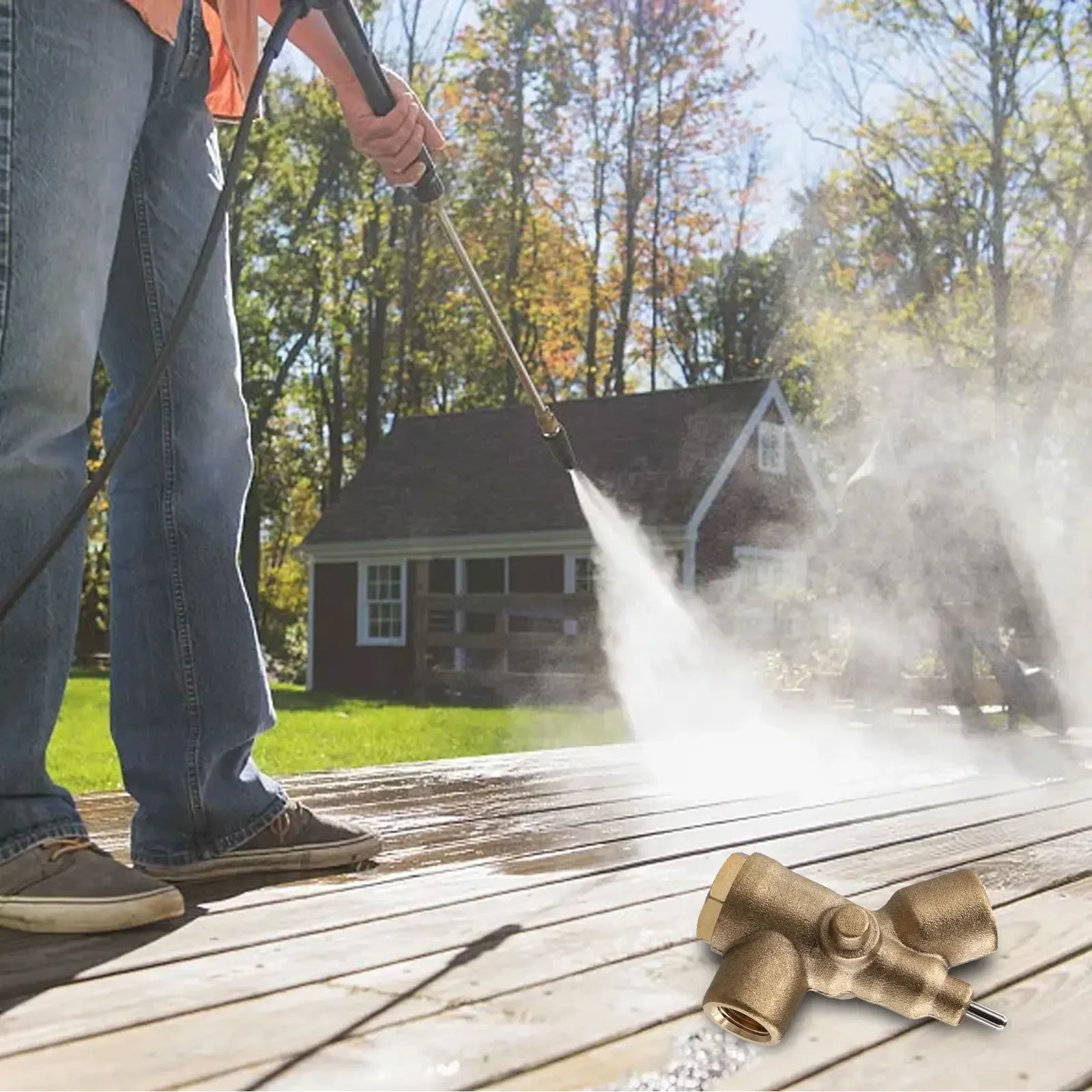 Copper Valve Accessory Designed to Enhance Performance of High Pressure Washers Operating at Standard Voltage Levels