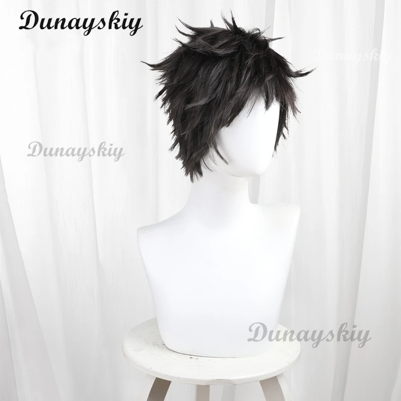 Peluca de Cosplay de Anime Blue Box Taiki Inomata, pelo corto negro Ao No Hako Chinatsu Kano, accesorios para fiesta de Halloween para mujeres y hombres