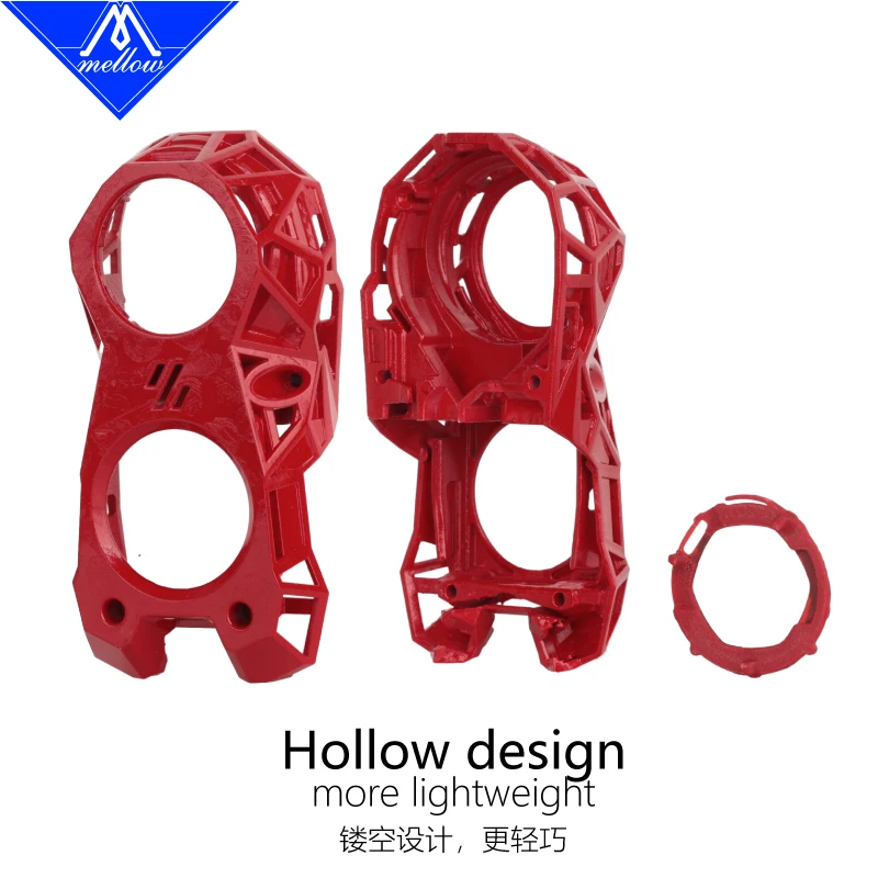 Mellow Voron 2.4 / Trident lightweight Front Cover SLA Light-curing Paint Process For 3D Printer Galileo Orbiter CW2 Extruder