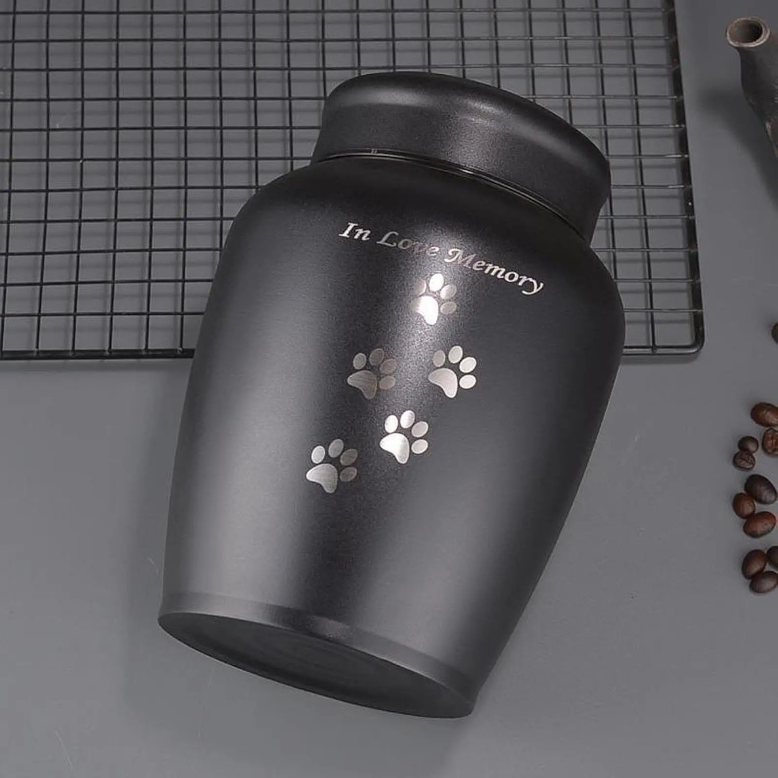 New Multi-Colored Stainless Steel Pet Urn Sealed Funeral Memorial Ash Holder For Dog Cat Bird Mouse Cremation Ashes