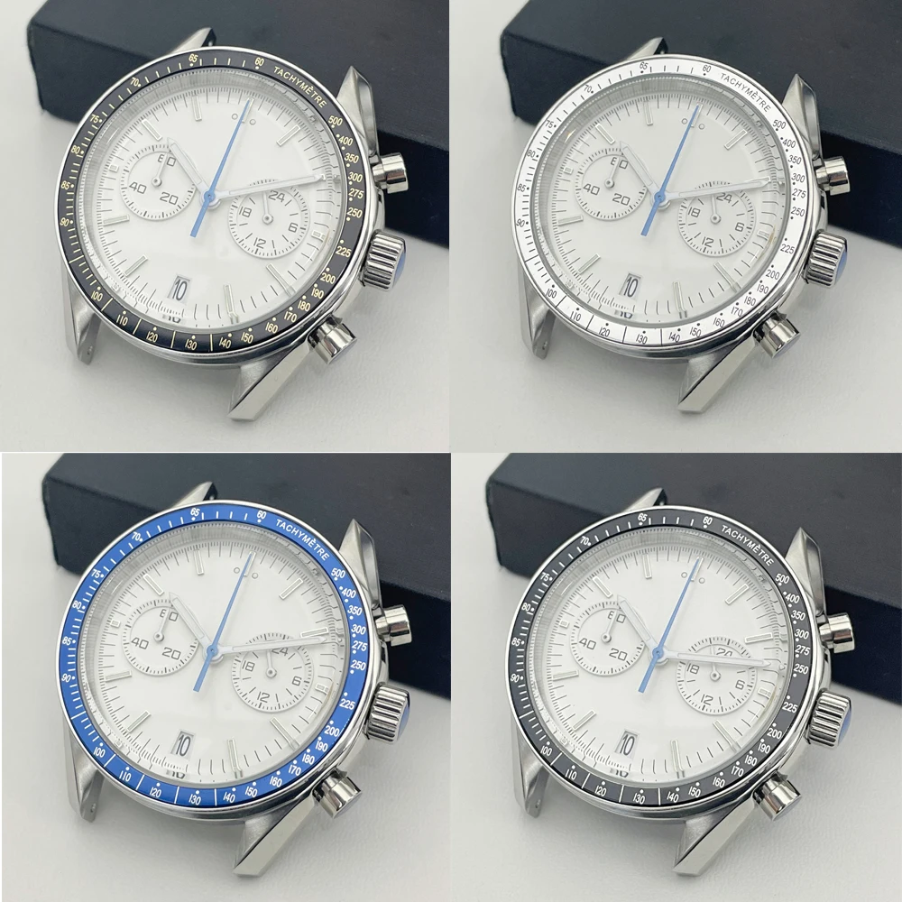 A fashionable men's wristwatch, with a dial featuring the VK64 movement, a quartz steel calendar watch, highly versatile and sty