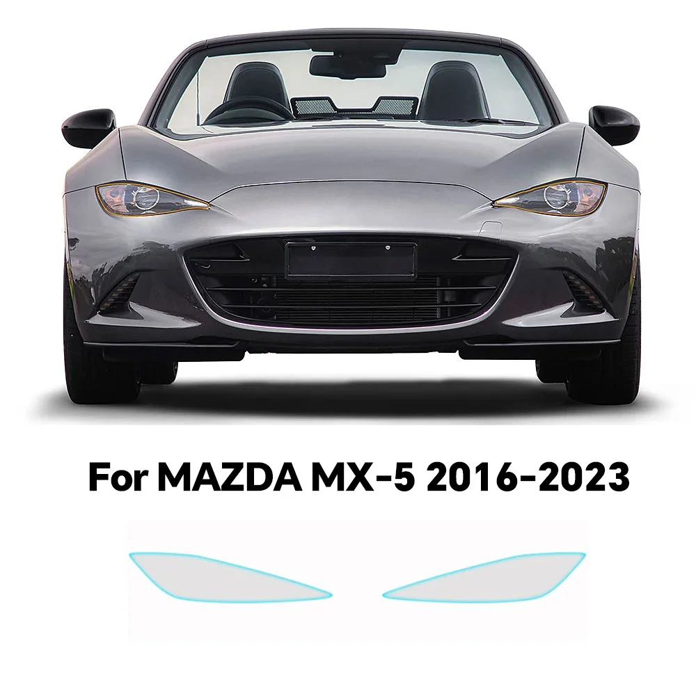

Защитная пленка для фар автомобиля Mazda MX5 MX-5 2016-2023, прозрачная антицарапийная пленка для зеркал заднего вида, прозрачная наклейка PPF TPU, аксессуар