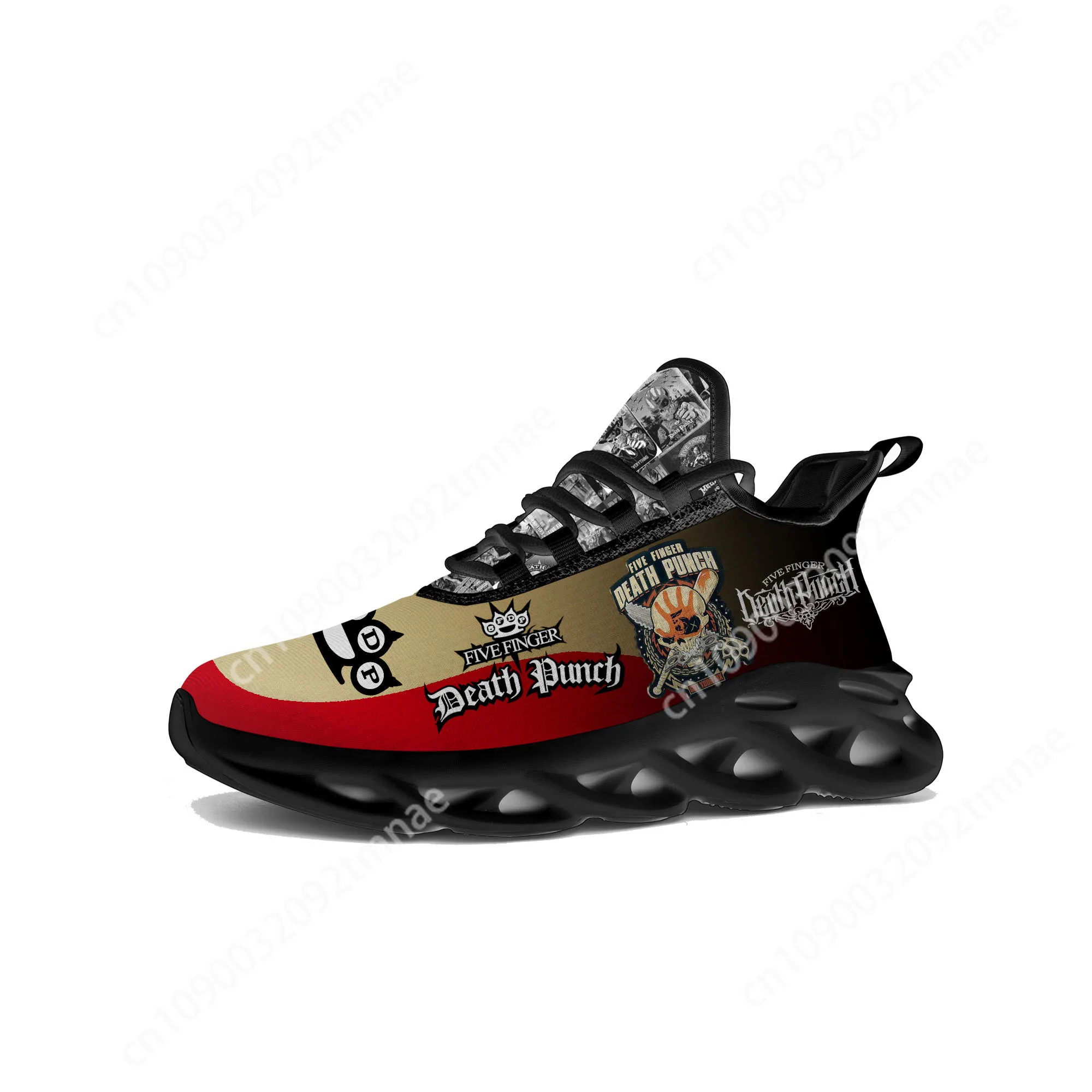 

Five Finger Death Punch Flats Sneakers Mens Womens Custom Made Sports Running Shoes High Quality Sneaker Rock Band Shoe