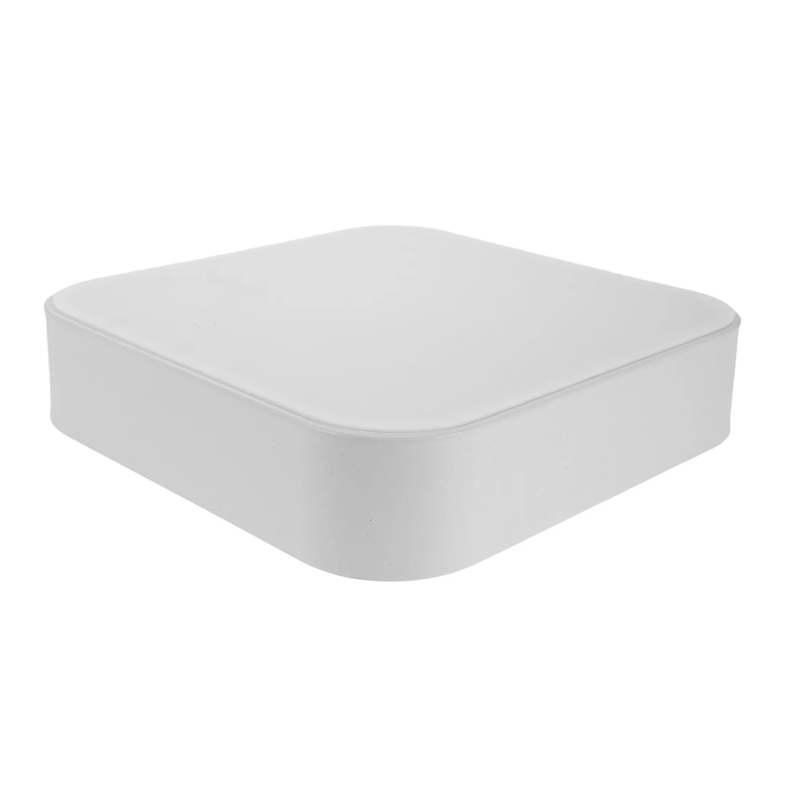 

Square Flush Mount Ceiling Light Cover Plastic Lamp Shade Replacement 23x23cm Modern Minimalist Design for Office Bedroom