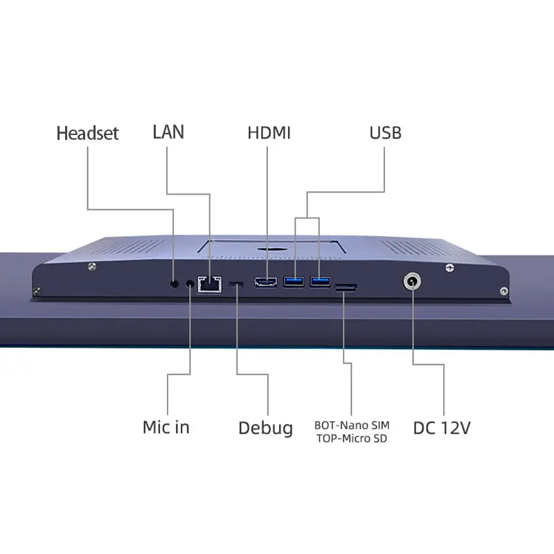 휴대용 태블릿 TV 롤러블 터치 스크린 1080p HD 제조업체 스마트 TV 텔레비전 27인치 LCD LED TV 안드로이드 와이파이 탑재