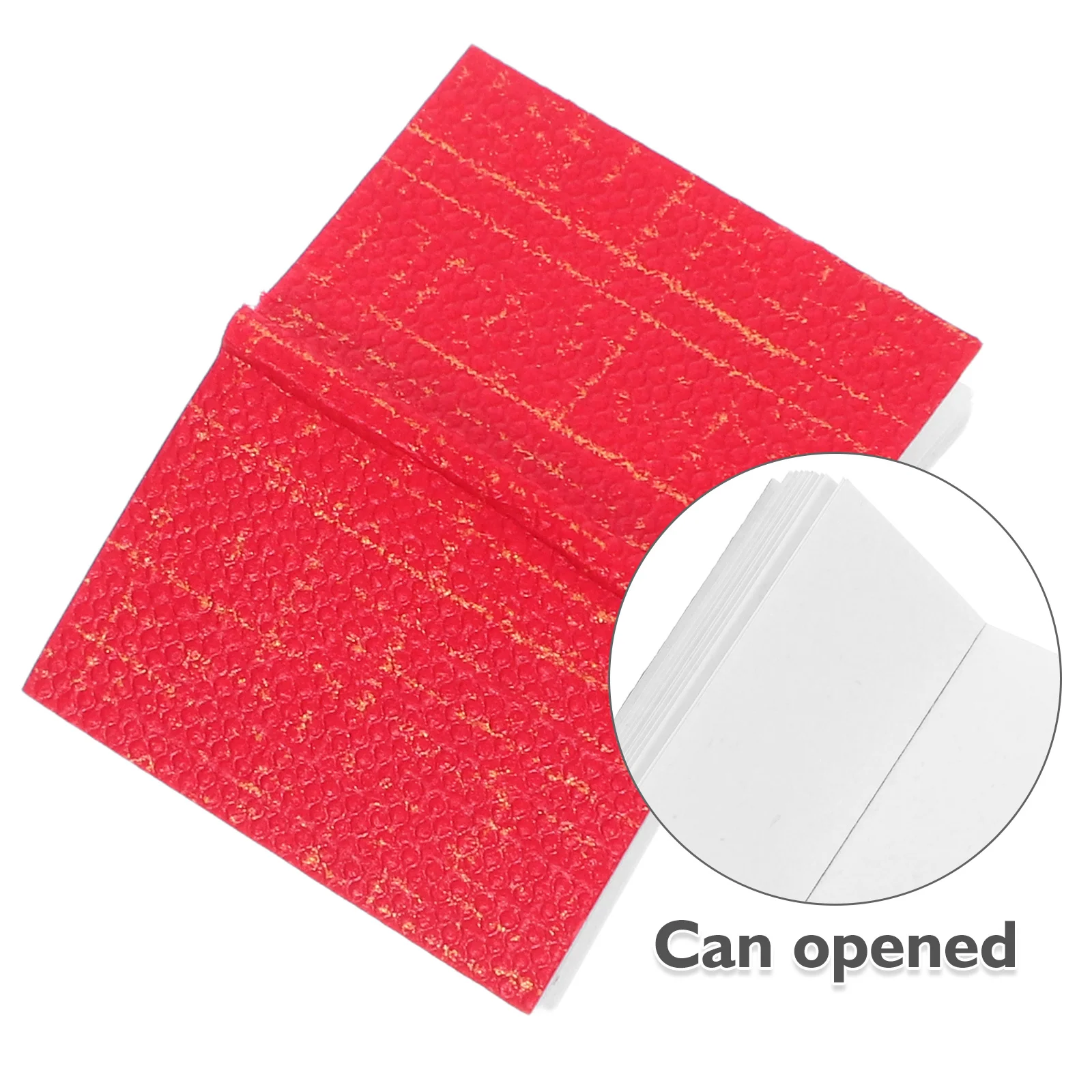 16 szt. Puste Mini Książeczki w Skali 1:12, Małe Realistyczne Rekwizyty do Dekoracji Półek, Dioram, Rękodzieła, Fotografii i Scen Dekoracyjnych