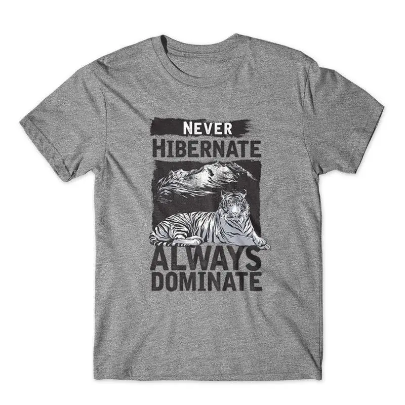 

Футболка Never Hibernate, 100% хлопок премиум-класса, НОВИНКА