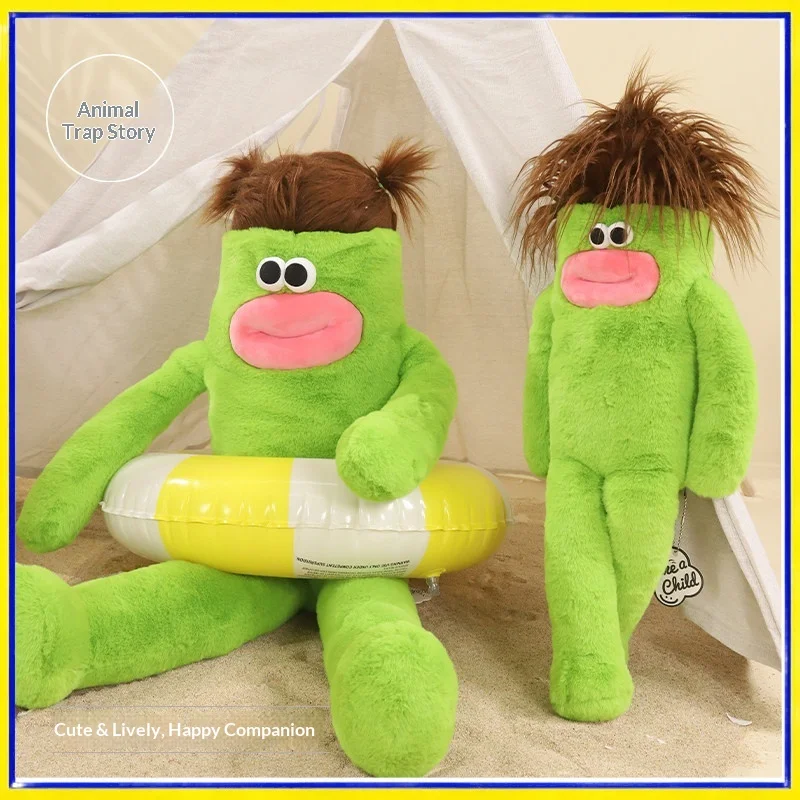 

Funny Messy Hair Long Plush Toy Cute Stuffed Animal Doll Sleeping Pillow Gift for Girls Kids Birthday Party Comfort Toy Home Car