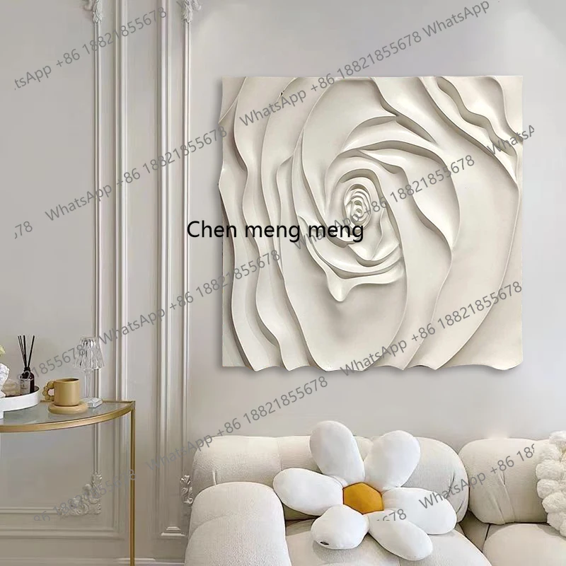 غرفة المعيشة الحديثة نحت الخشب عالي الإحساس معلقة اللوحة فيلا الديكور البدني اللوحة غرفة نوم بسيطة