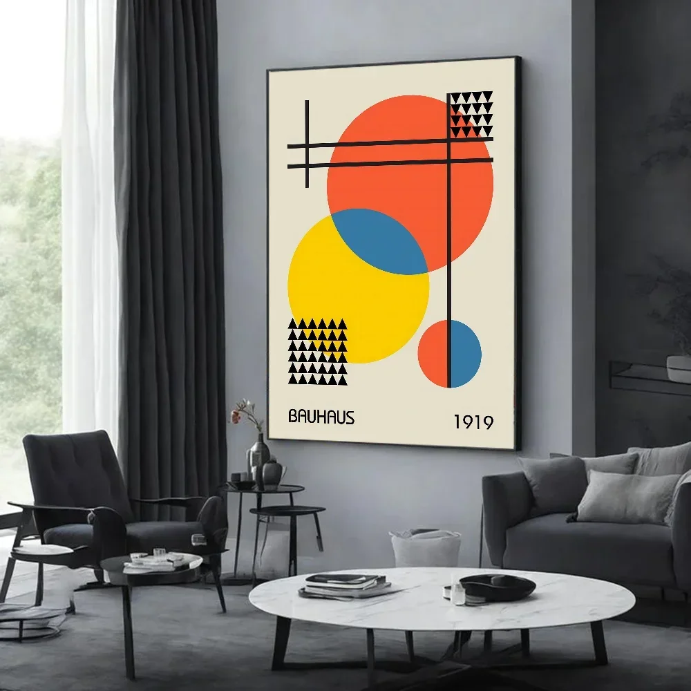 Bauhaus Modern Simplicity Poster Classic Vintage Posters Vintage Room Home Bar Cafe Decor Nordic Home Decor