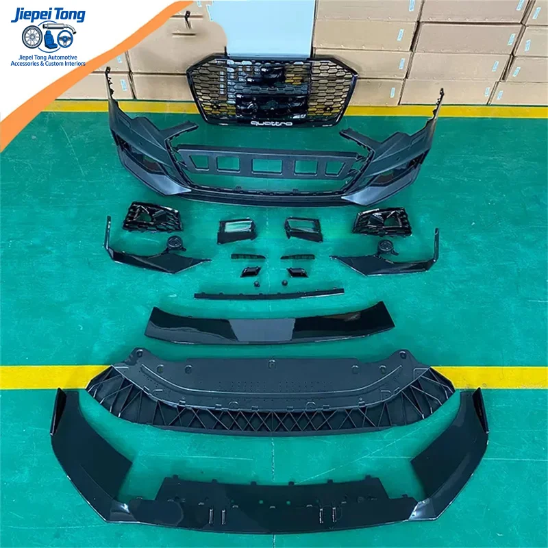 

Front Bumper Rear Diffuser Side Skirt Kit for A6 C6 Accessories Upgrade RS6 Body Kits 2019-2021