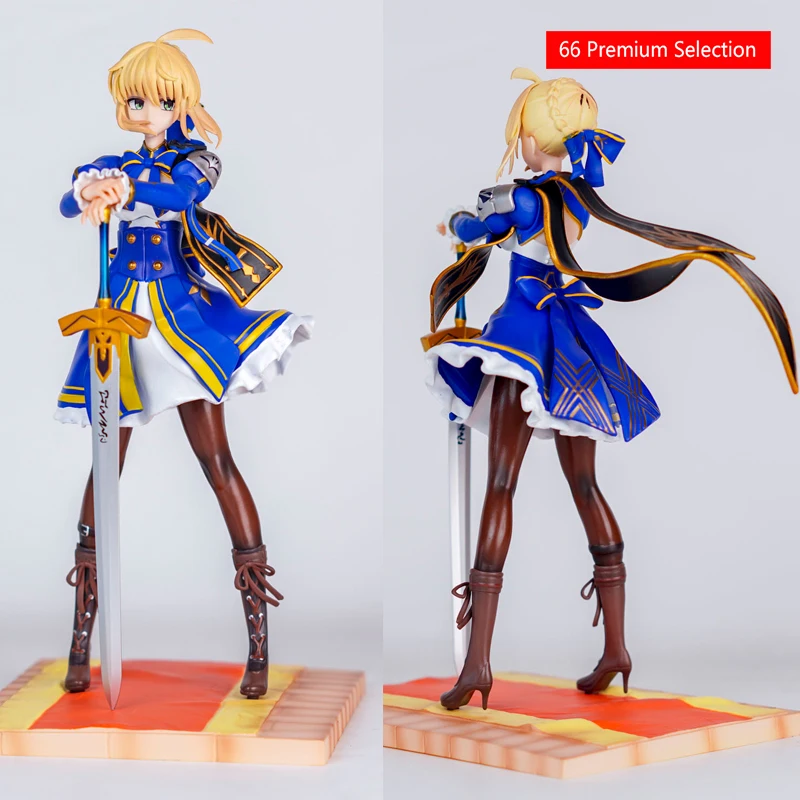 

Фигурка Артории Пендрагон из Fate/stay night, аниме-мерч, 2D-статуэтка красивой девушки, настольное украшение, коллекционная статуэтка для хобби
