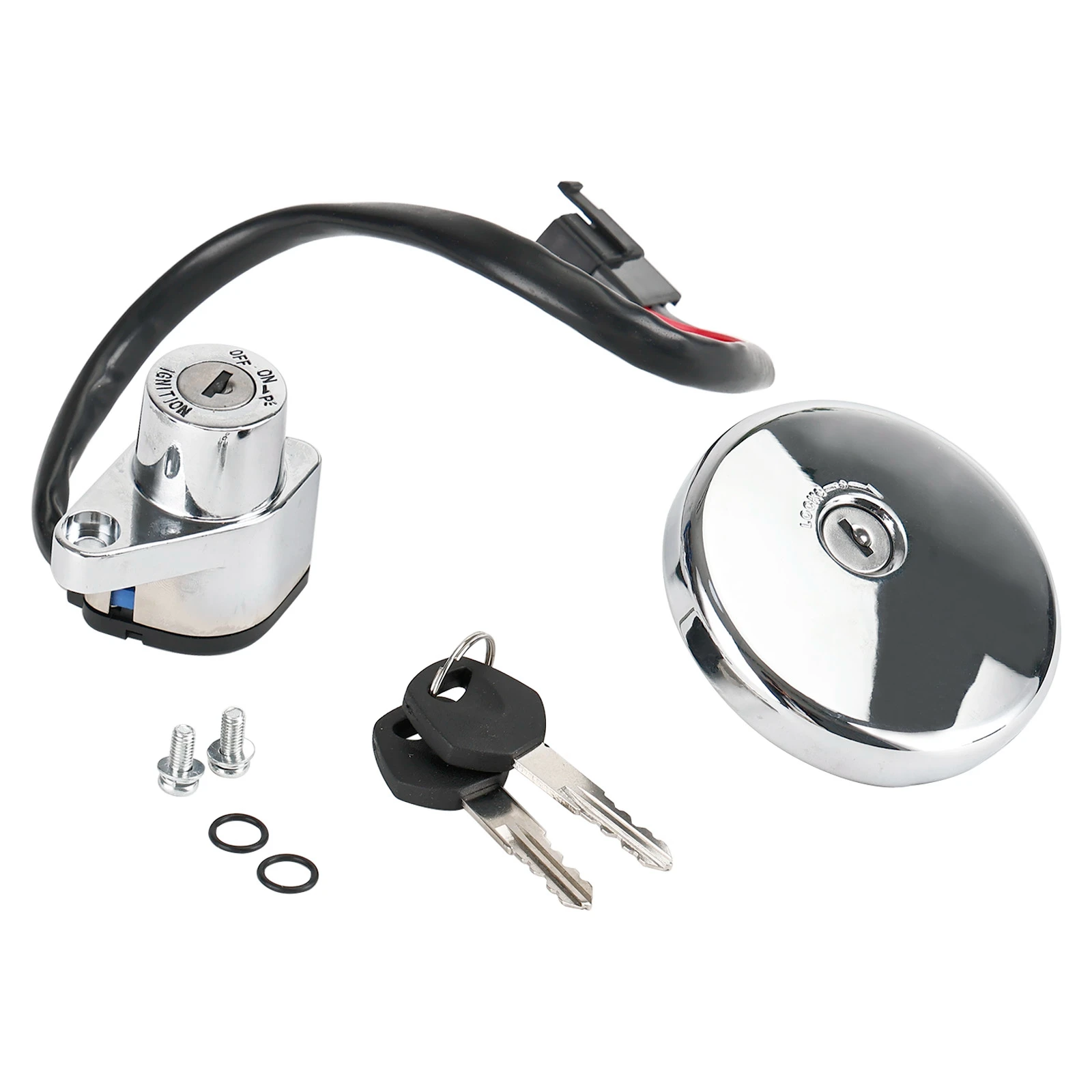 

Ignition Switch & Fuel Tank Cap Fits for Kawasaki VULCAN 500 LTD EN500C 2001-2009