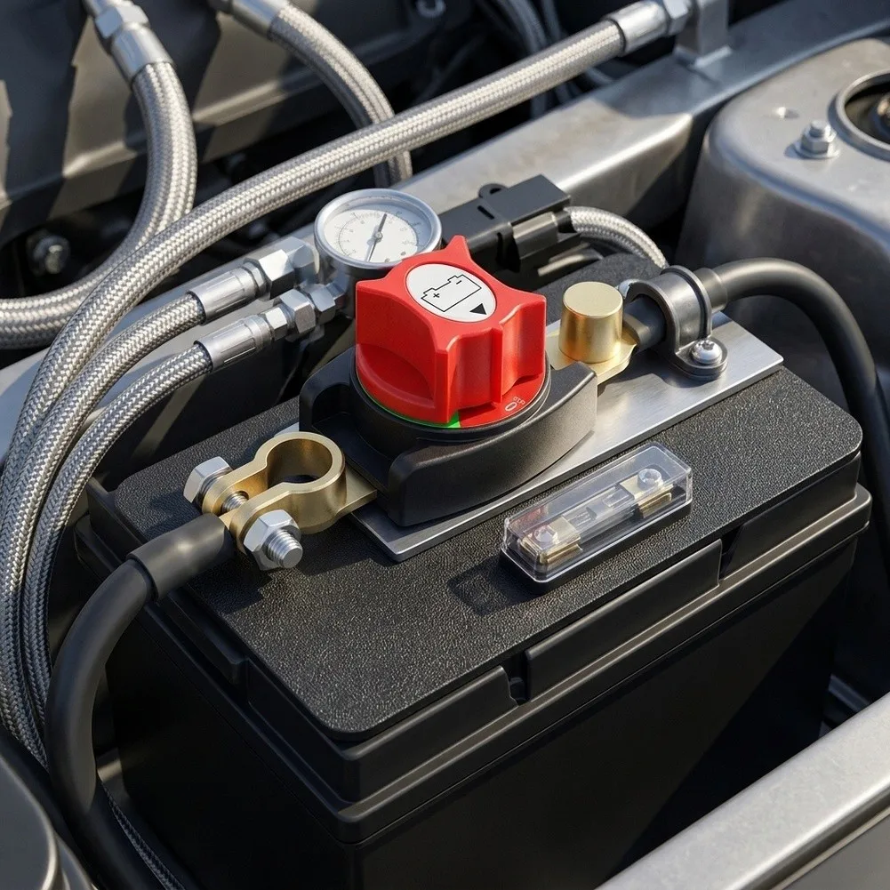 Car Battery Cut Off Switch Negative Pole Disconnect Switch Car For Modification Power Switch Electrical Supplies