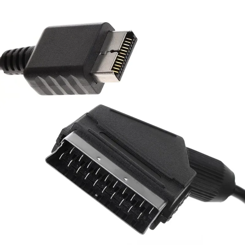 

1.8M RGB Scart Cable for PS1 PS2 PS3 TV AV Lead Replacement Connection Game Cord Wire for PAL/NTSC Console