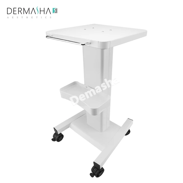 Professional Trolley Beauty Salon Equipment Lockable Wheels Hair Salon Trolley Iron Salon Cart With Shelf