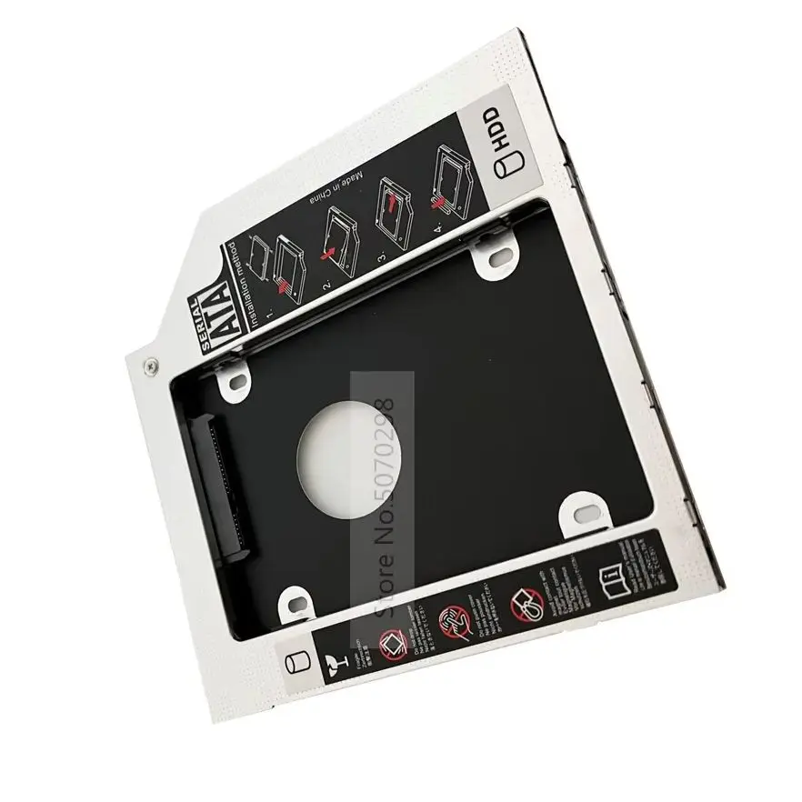 Soporte de Marco Caddy para Disco Duro/SSD de 9.5mm (2.5'') para Bahía Óptica, Compatible con Acer Aspire TimelineX 5830, 5830t, 5820, 5820t