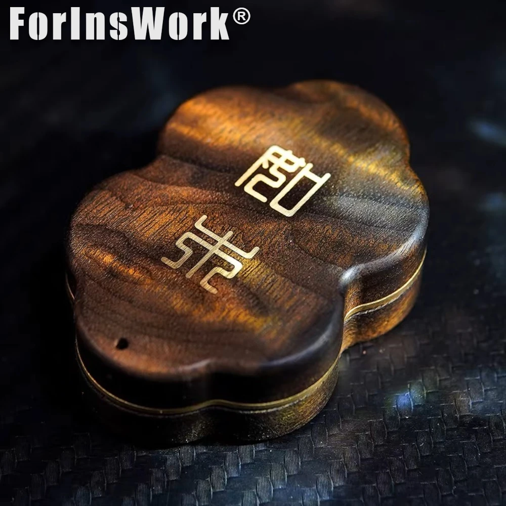 RUMU EDC YUNXI Bubinga Burl الخشب تململ المنزلق أم اللؤلؤ المواد ضد الإجهاد ألعاب متململة للكبار أدوات اللعب الرائعة
