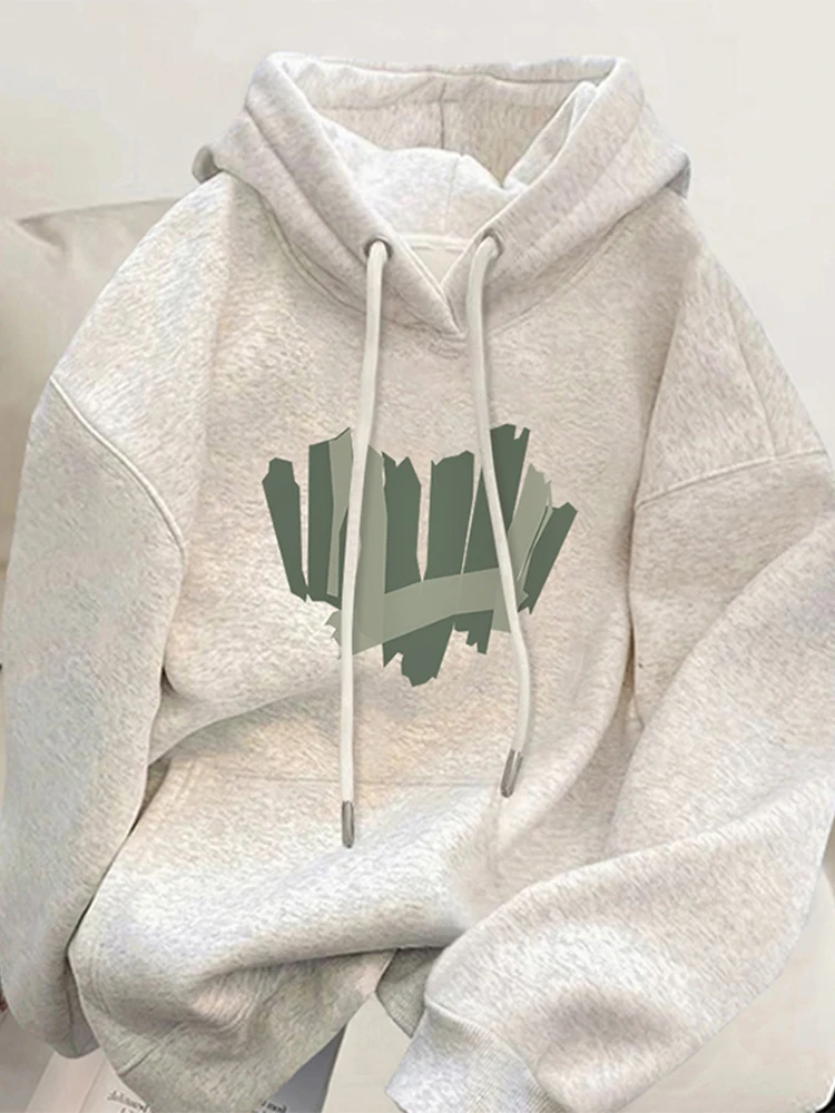 

Корейский свитшот с капюшоном и принтом, женский весенне-осенний свободный топ для колледжа Sle, уменьшающий возраст