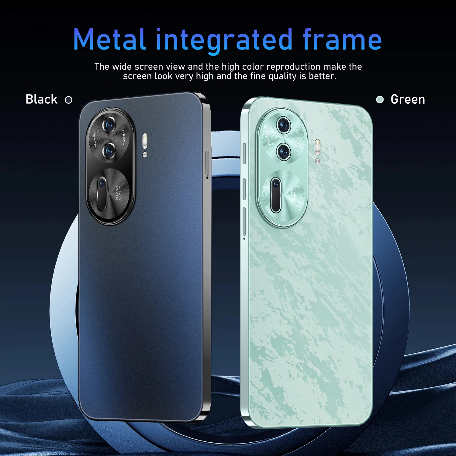 2025 جديد Reno11 Pro 6.8HD بطاقة مزدوجة ذكية أصلية بطارية 6800 مللي أمبير في الساعة وظيفة التعرف على الوجه الإصدار العالمي