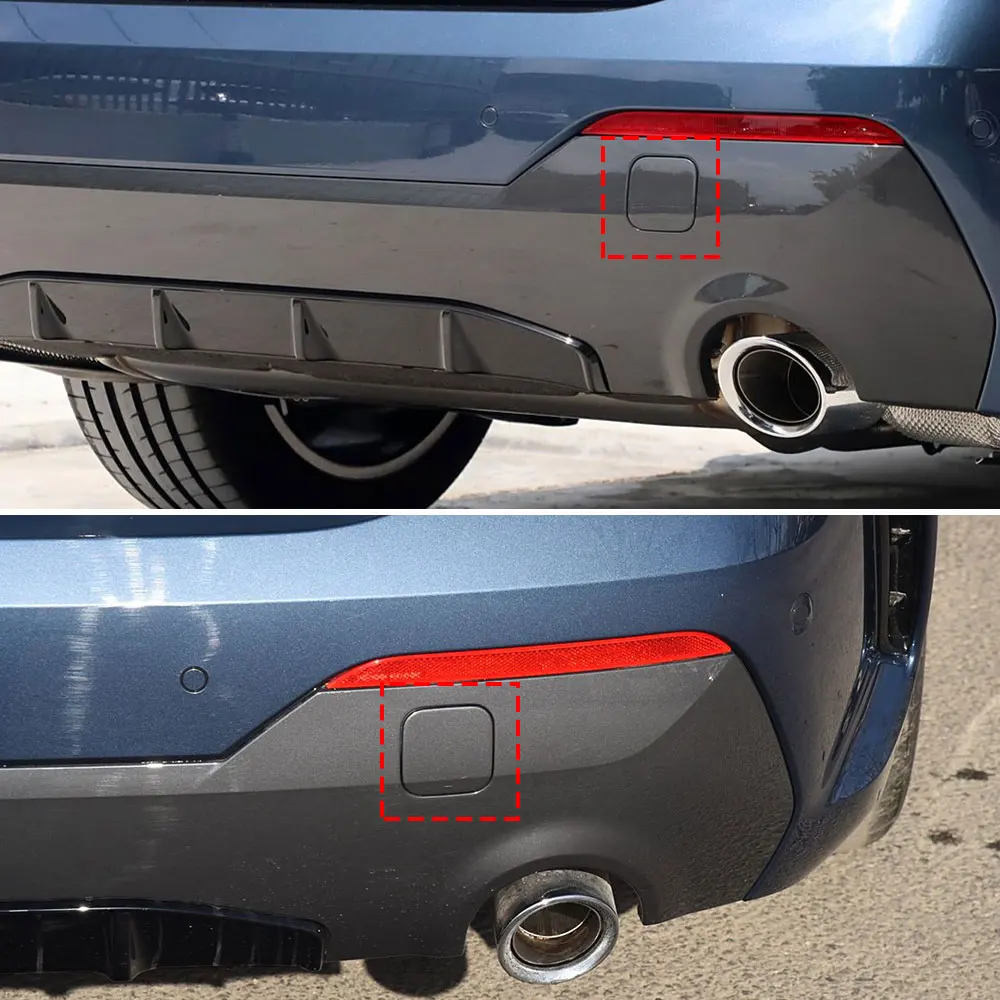 ل BMW G22 G23 M الرياضة سيارة المصد الخلفي سحب هوك غطاء غطاء رمادي لسيارات BMW 4 سلسلة 425 428 430 440i M 2021-2026 51125A0B2F1