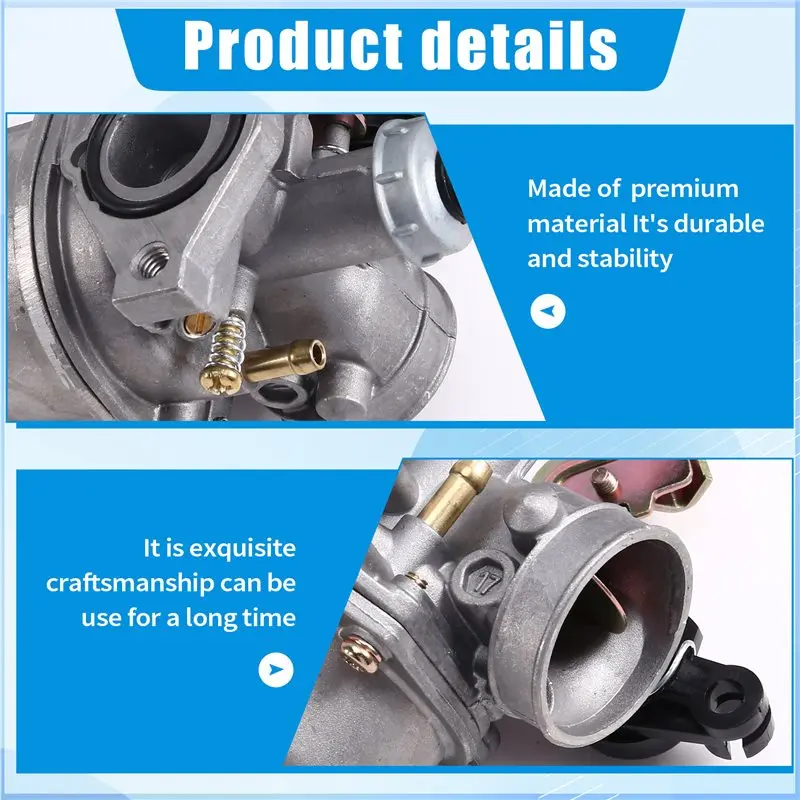 A73X-Carburetor PZ19 19 مللي متر ل ATV رباعية الترابية دراجة الطرق غير الممهدة 4 عجلات محرك خنق Carb 50Cc 70Cc 90Cc 110Cc 125Cc استبدال جزء #3