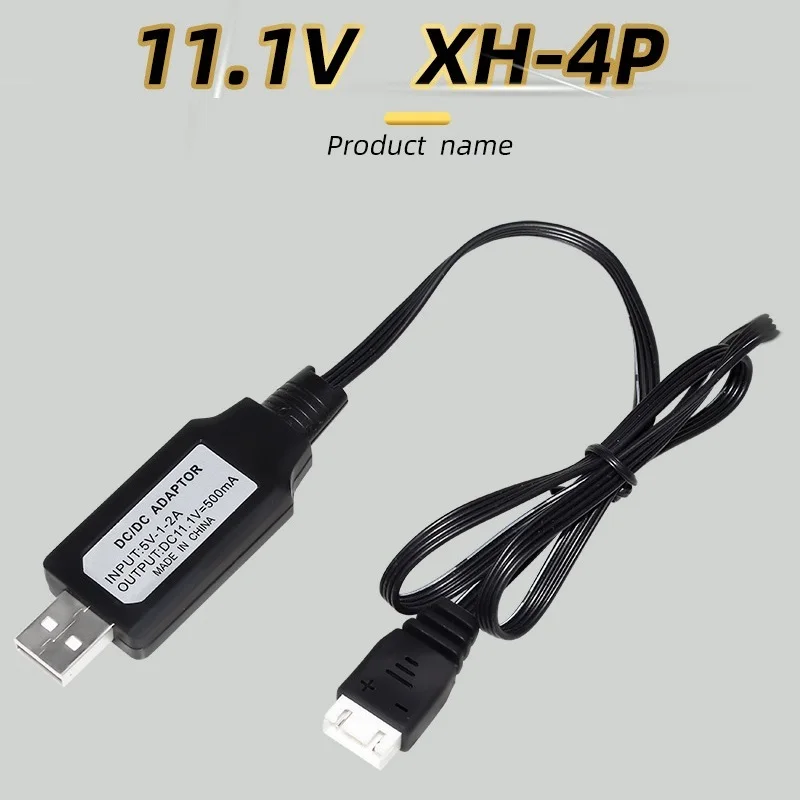 

11.1V Lithium Battery Charger 3S 11.1V 1-2A USB Smart Charger 500mAH for Remote Control Cars Ship Drone Air Guns RC Toys