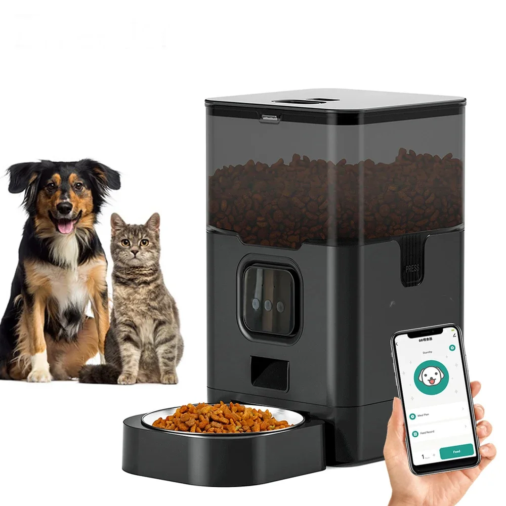 

4L Automatic Dog Feeder APP Smart Cat Feeder Slow Food Dispenser WIFI Time Seting Auto Pet Feeder Designer Dog Products