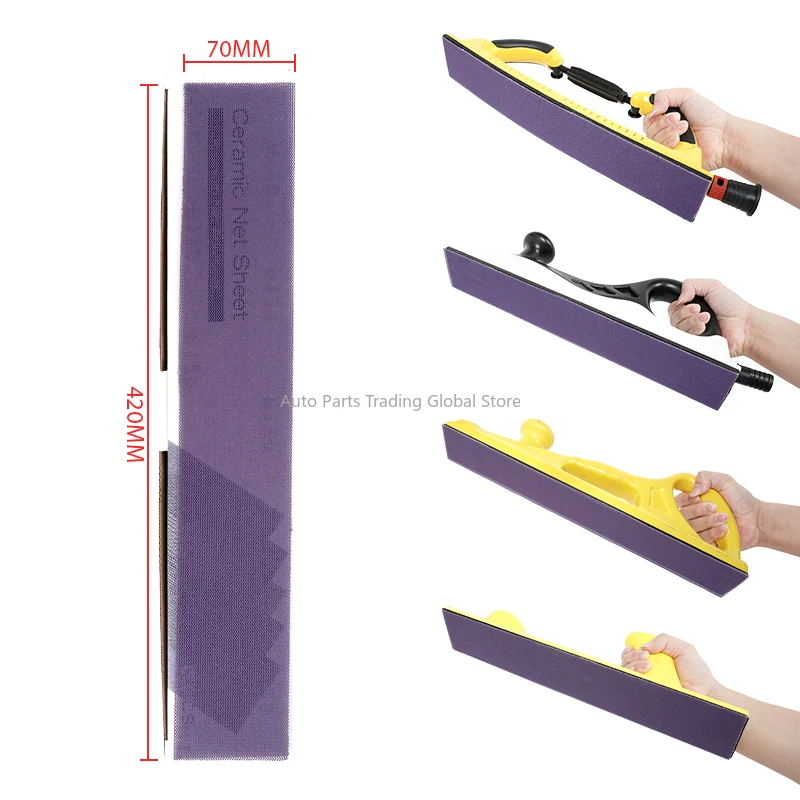 

Stock Available Now Ceramic Mesh Sanding Paper Rectangle Dust-Free Polishing Wood Automotive Sanding Mesh Fast Delivery