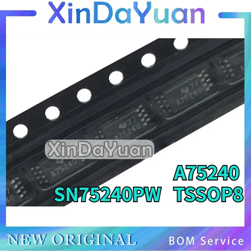 10 pcs  A75240 SN75240PW TSSOP-8  Current-temperature Device