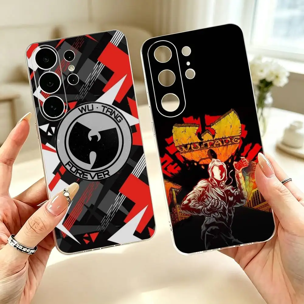 Wu-Tang Wu T-Tang C-Clan  Transparent Phone Case For Samsung S25 S24 S23 S22 S21 S20 Ultra Plus FE Lite Note