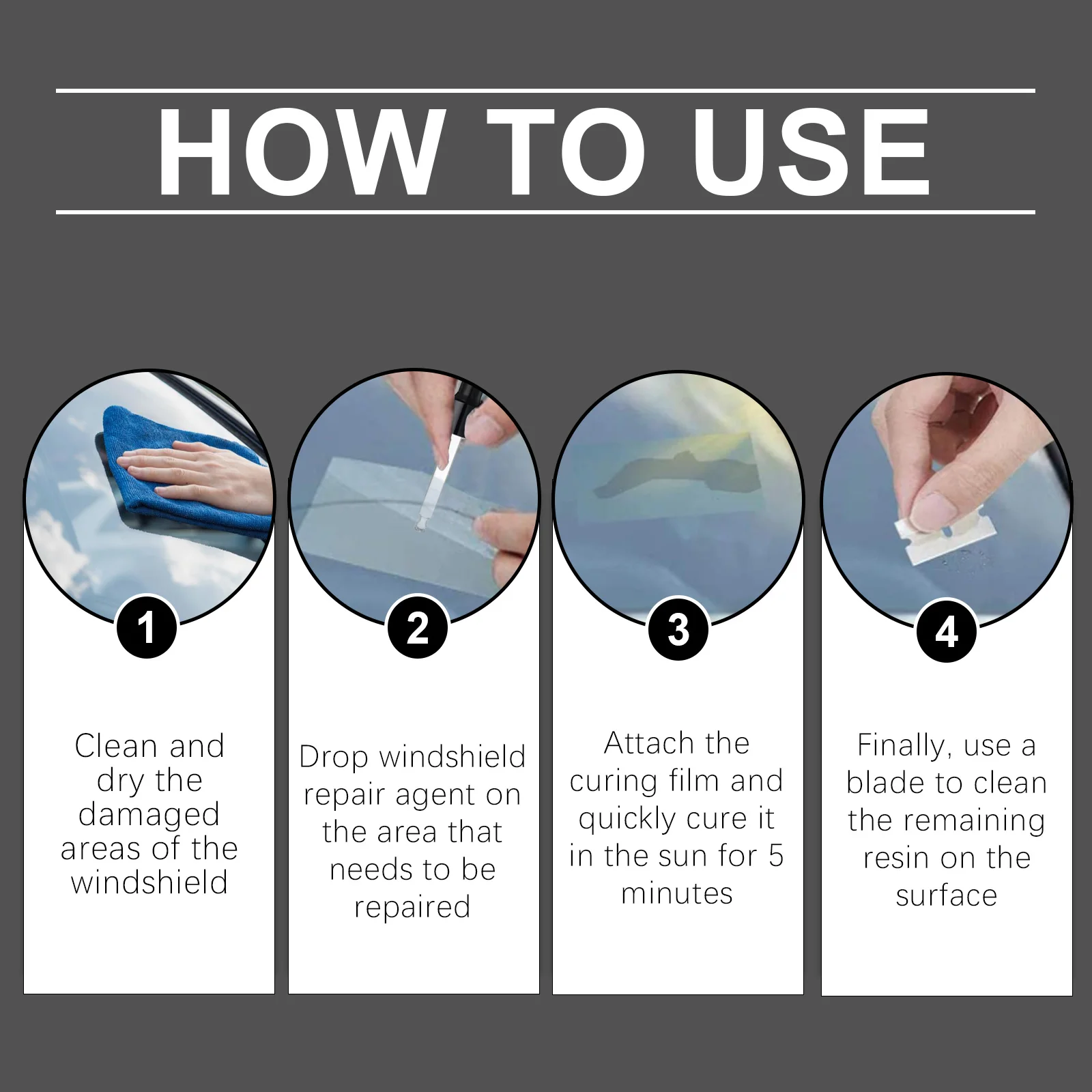 طقم تصليح الزجاج الأمامي لتقوم بها بنفسك إصلاح الكراك توفير 300 دولار النتائج المهنية رقاقة الحجر إصلاح الزجاج الأمامي الراتنج إصلاح غير مرئي 30 مللي #6
