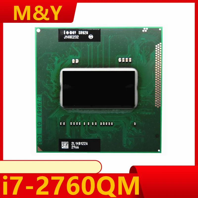 Core i7-2760QM i7 2760QM SR02W 2.6 GHz Used Quad-Core Eight-Thread CPU Processor 6M 45W Socket G2 / rPGA988B