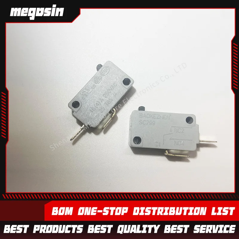 5PCS/LOT  Microswitch SC799 16A 250V copper pin silver-plated point rice cooker car wash machine switch