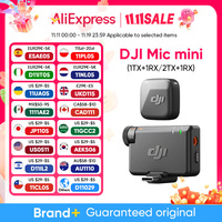 DJI Mic Mini (1 TX + 1 RX) Wireless Microphone Ultralight Detail-Rich Audio Noise Cancelling Automatic Limiting DJI Mic Mini