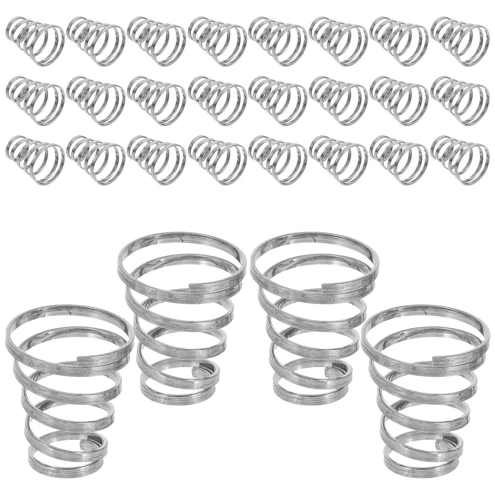 

30 Pcs High Quality Wheel Skewer Springs for Bicycle Trainer Machine Road Mountain Bike Durable Stainless Steel Fixing Rods