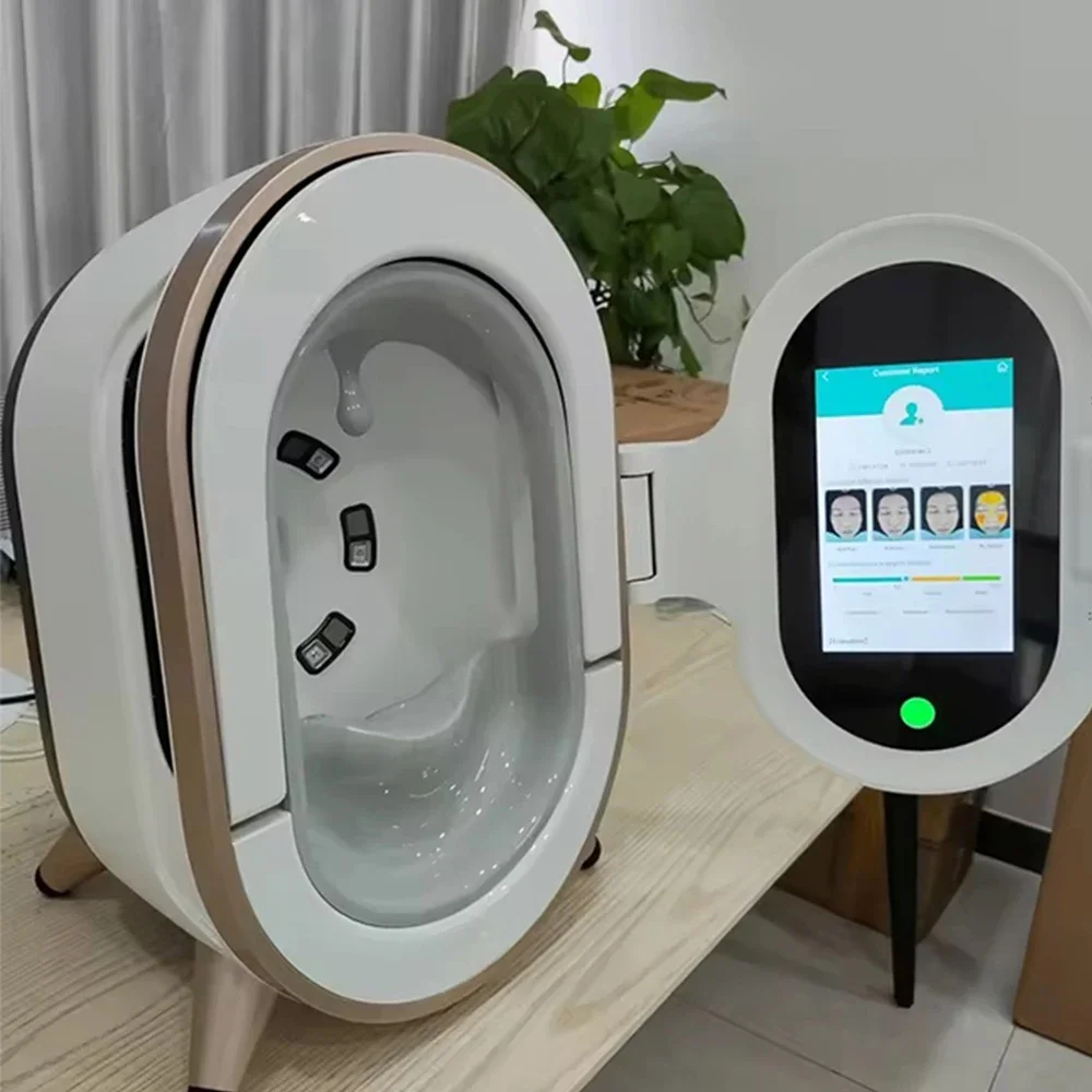 3D Facial Skin Analyzer Machine Professional Skin Diagnosis Moisture Oil Detection Digital Skin Scanner