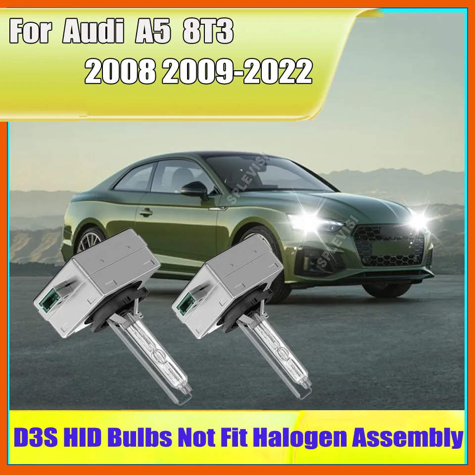 

High luminous HID Xenon Car Bulb 6000K White D3S Headlight 35W For Audi A5 8T3 2008 2009 2010 2011 2012 2013 2014 2015 2016-2022