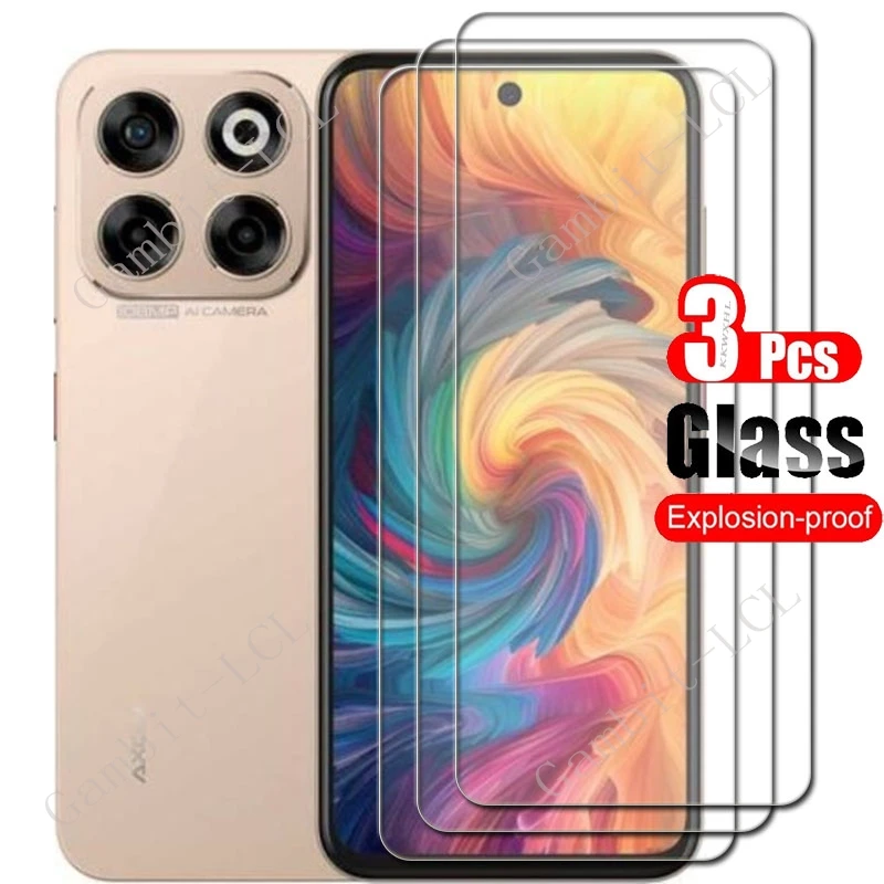 1-3 peças de vidro temperado para lâmina zte v70 (nubia v70) 6.7 "protetor em zteaxon70 axon 70 axon70 película protetora de tela