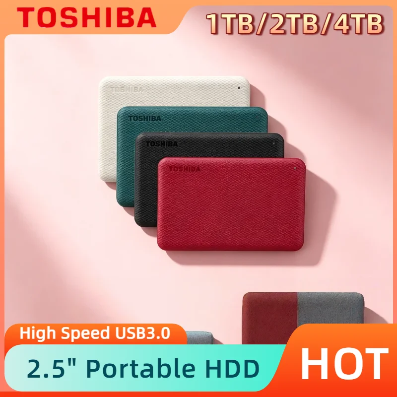Toshiba V10 Canvio Advanced USB 3.0 1TB 2TB 4TB 2.5 " HDD Portable External Hard Drive Disk Mobile 2.5 For Laptop Computer