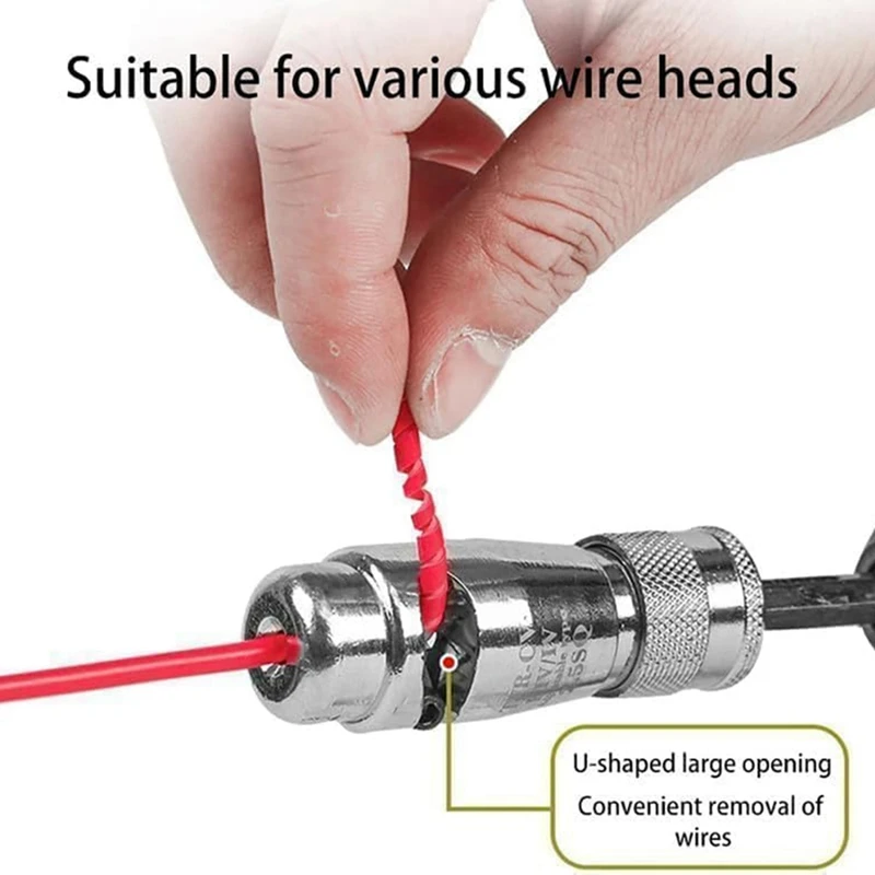 Wire Stripper For Drill,Wire Stripping And Twisting Tool,Quickly Drill Wire Stripping Twister Electrician Tool