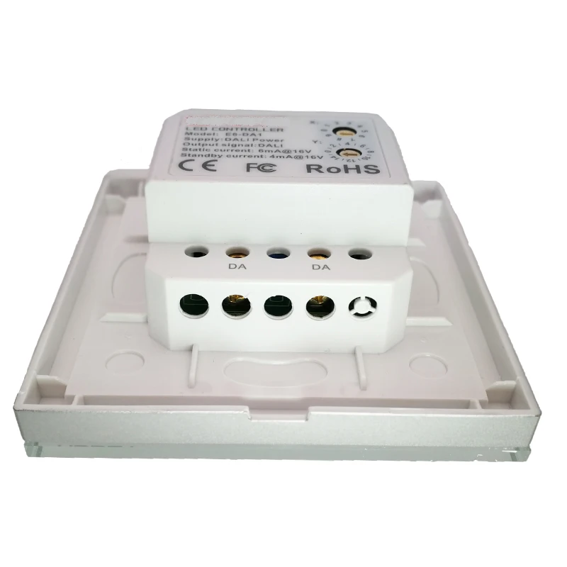 Imagem -06 - Led Dimmer Ltech Ligar e Desligar o Botão do Interruptor E6-da1 Painel Rotativo Dali Bus Power Supply