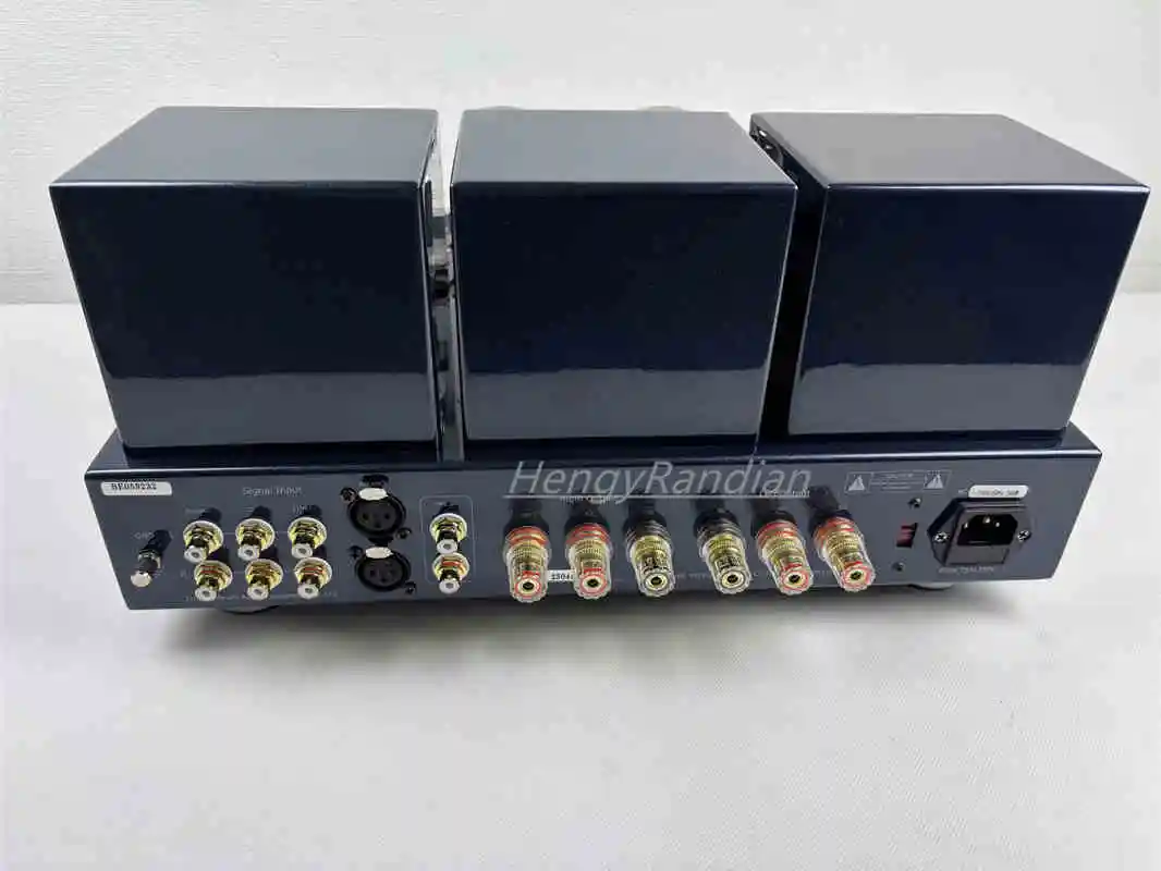 MUZISHARE X7 penguat daya tabung elektronik, upgrade terbaru versi seimbang, 12AX7*1.12AU7*2, KT88 * 4, 5AR4*1, dengan Remote