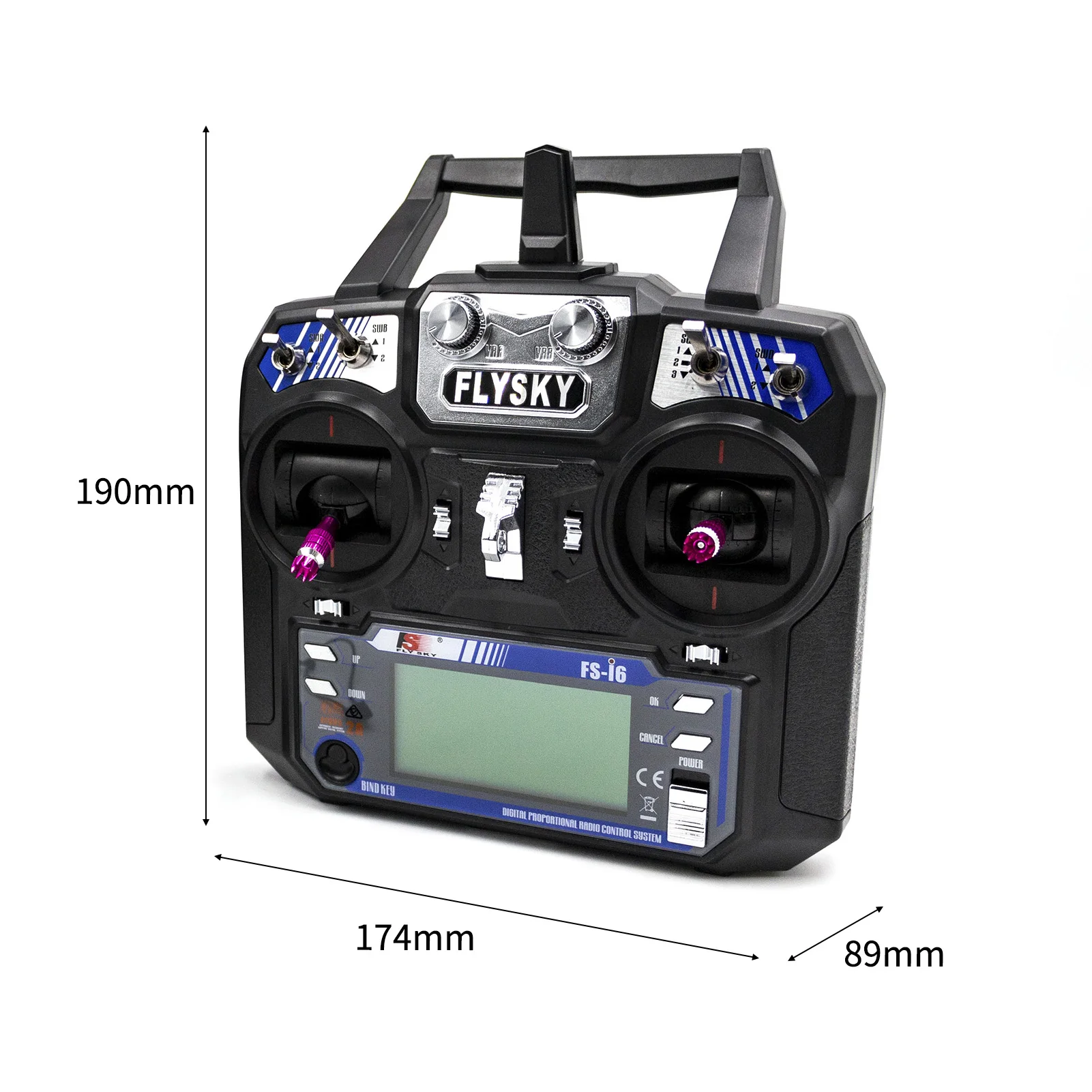 Trasmettitore del sistema Radio Flysky FS-i6 AFHDS 2A 2.4GHz 6CH per aliante elicottero RC con modalità ricevitore FS-iA6 2