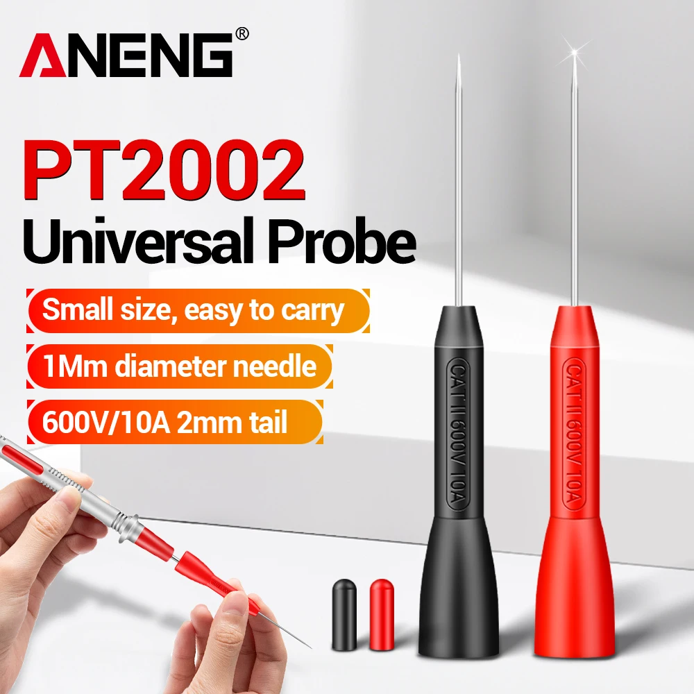 ANENG PT2002 Wire Piercing Adapter Multimeter Test Lead Converter Needle Type Piercing Probe Connector Safe Durable Testing Tool